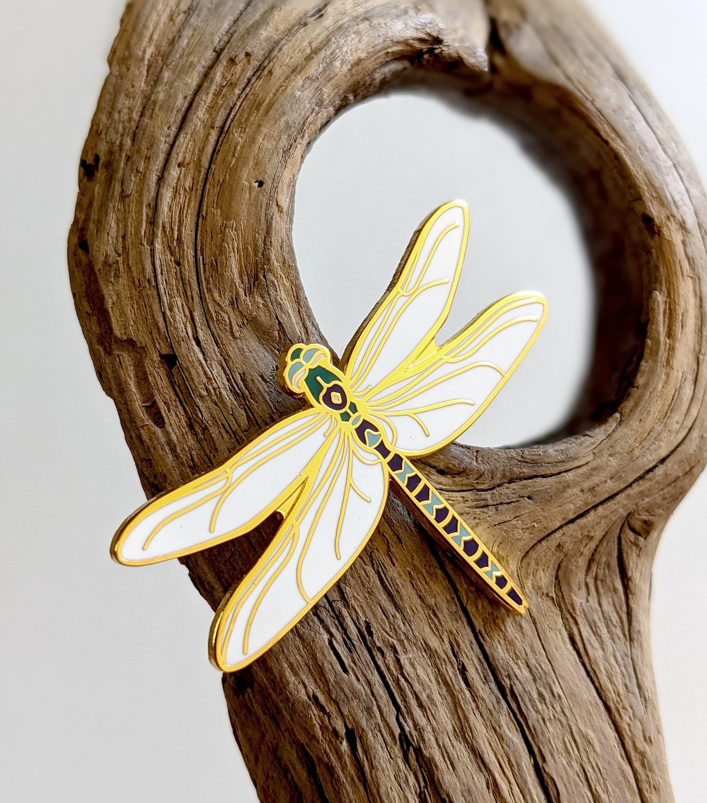 Dragonfly gold plated Hard Enamel Pin