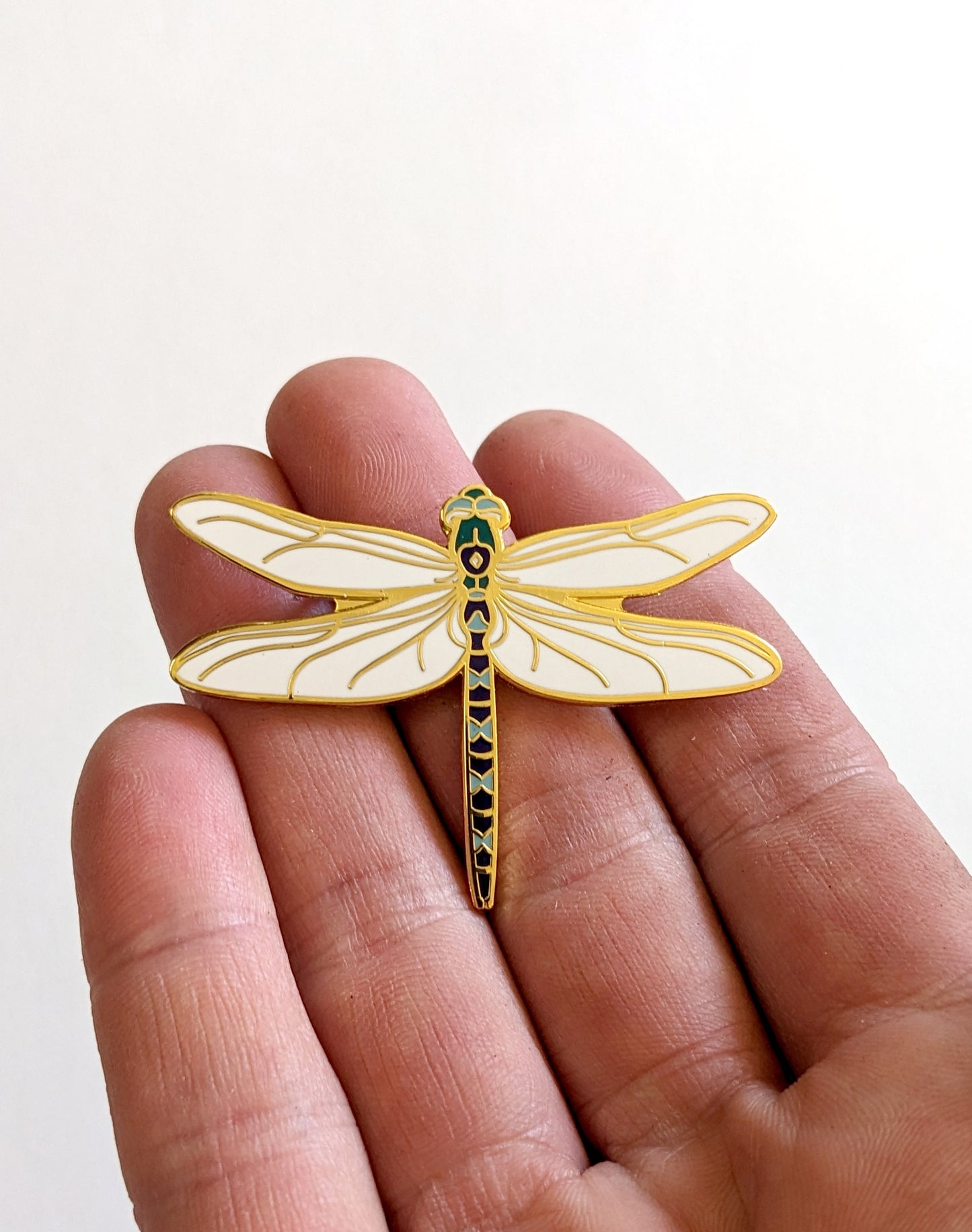 Dragonfly gold plated Hard Enamel Pin