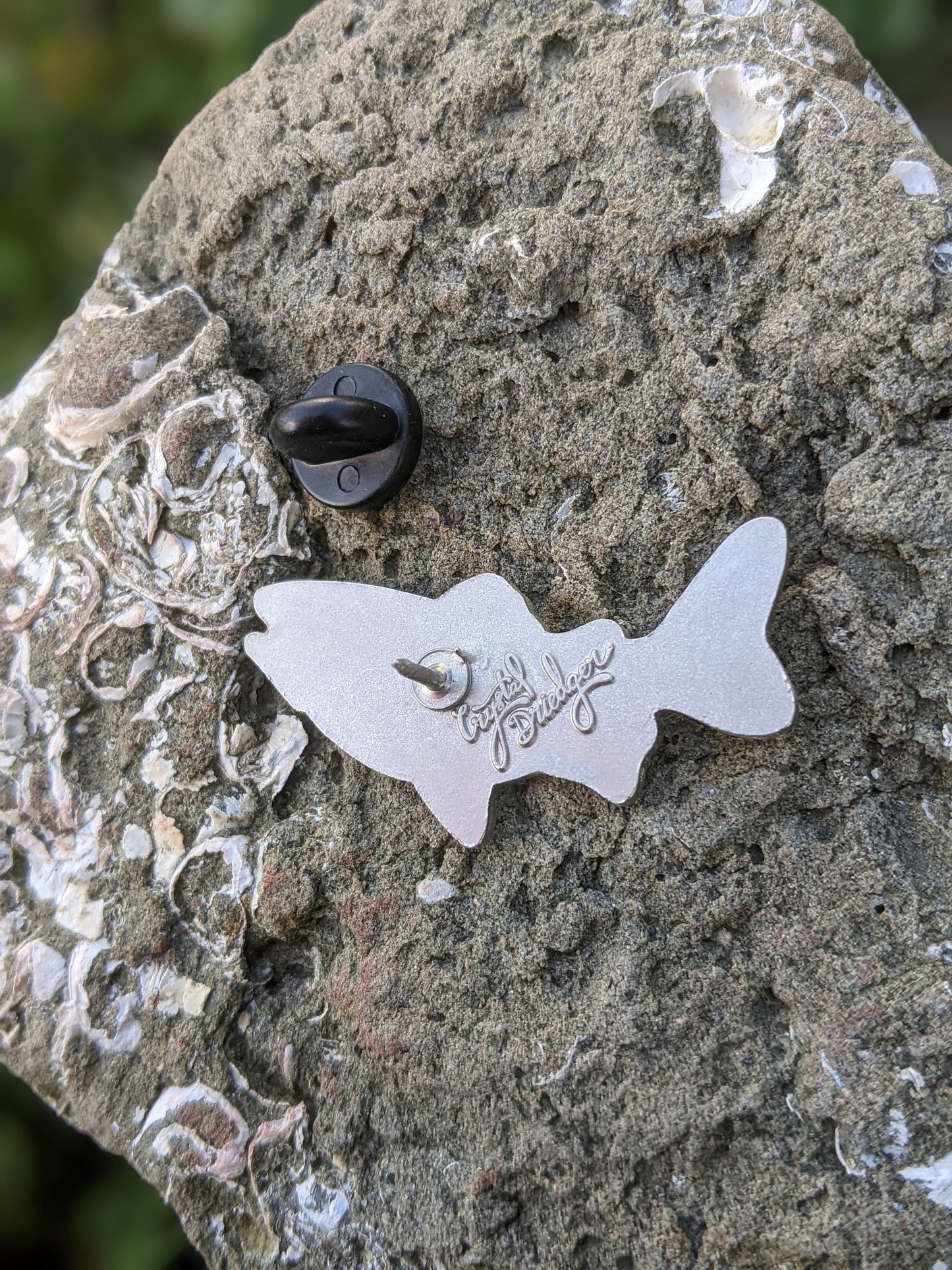 Rainbow Trout hard enamel pin