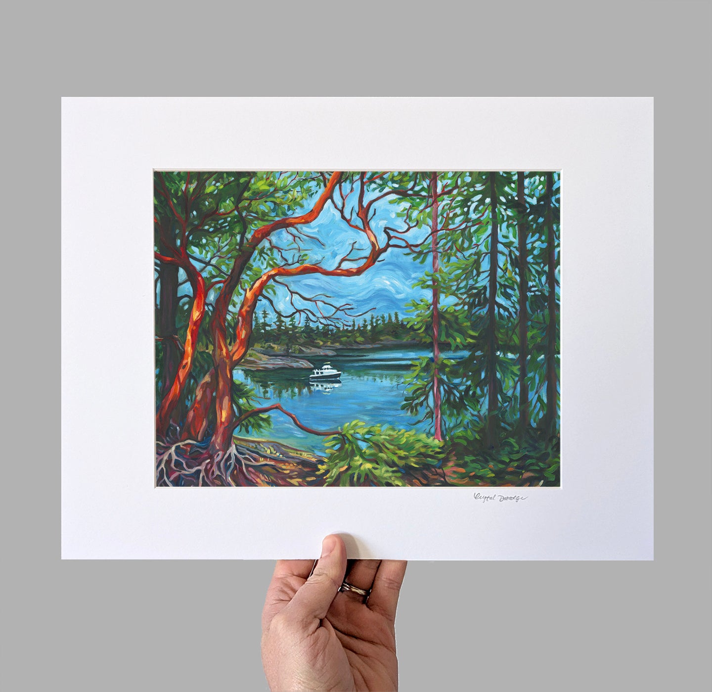 Arbutus on Smugglers Cove Giclee Print