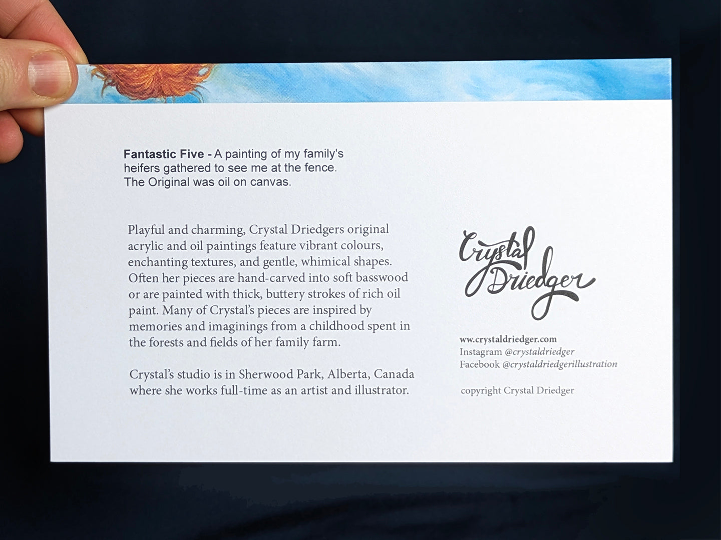 The Fantastic Five Art Card