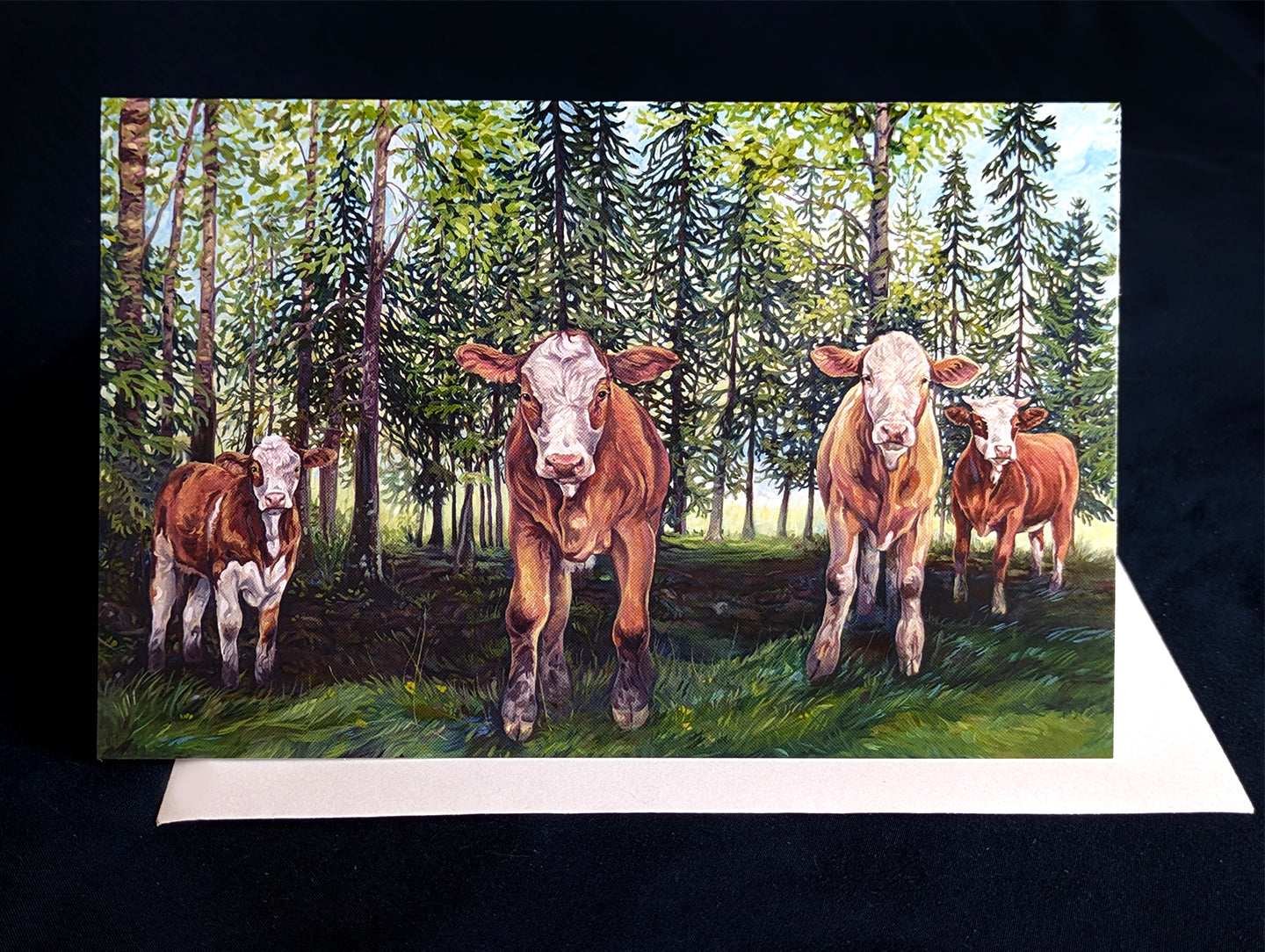 Forest Kids Art Card