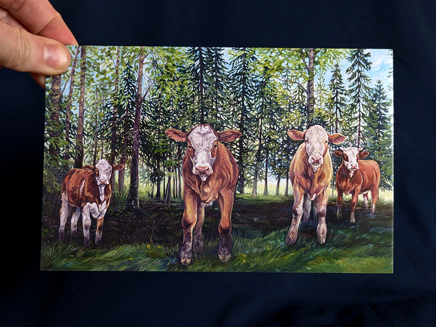 Forest Kids Art Card