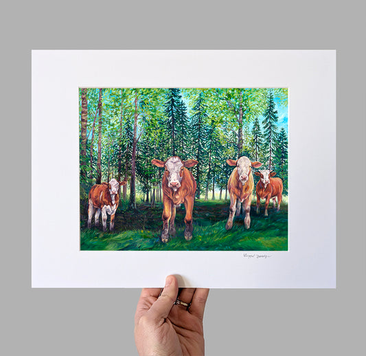Forest Kids Giclee Print