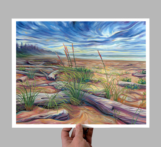 Golden Pacific Summer Giclee Print
