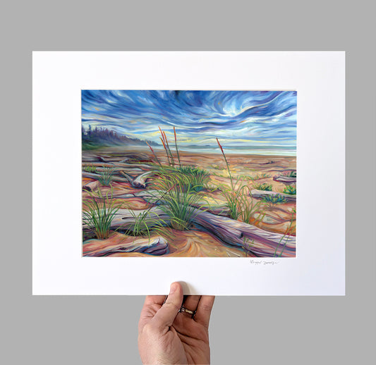 Golden Pacific Summer Giclee Print