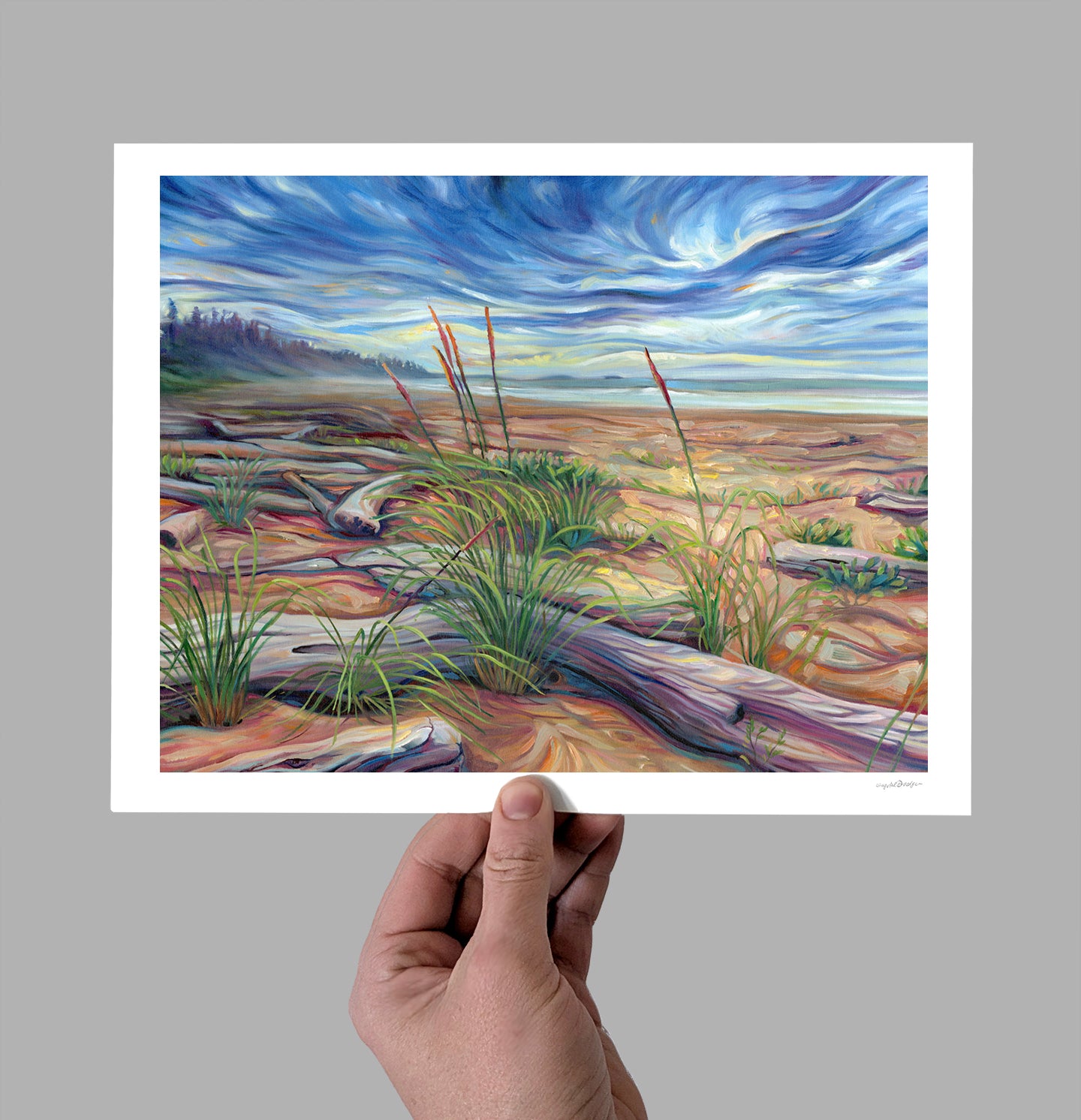 Golden Pacific Summer Giclee Print