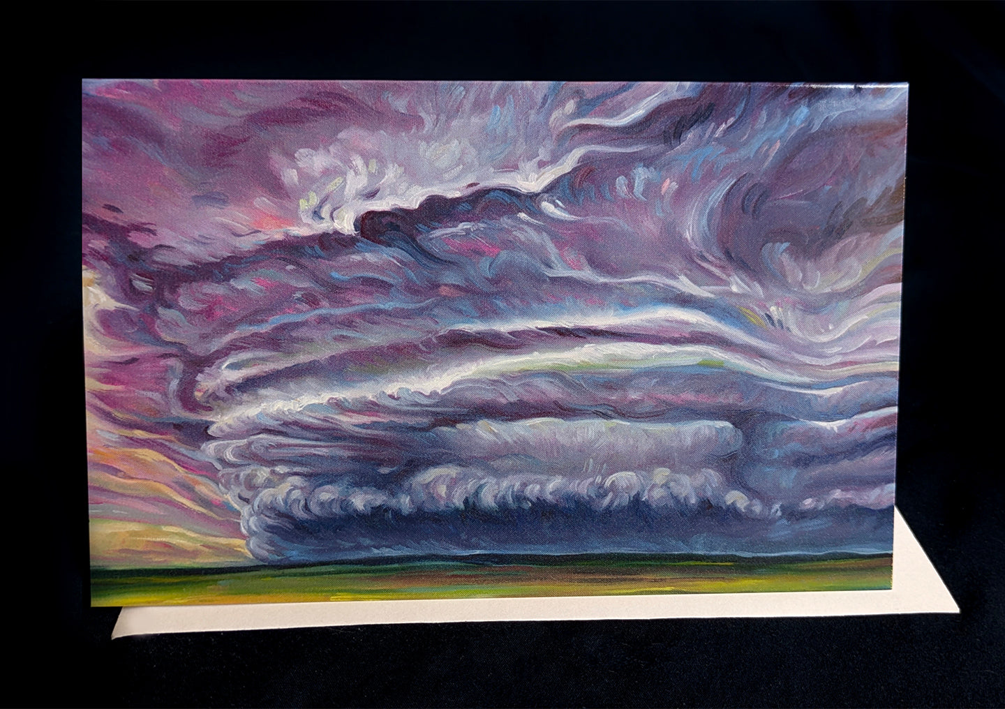 Hailstorm Arrival Art Card