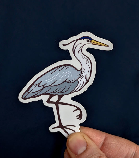 Great Blue Heron Sticker