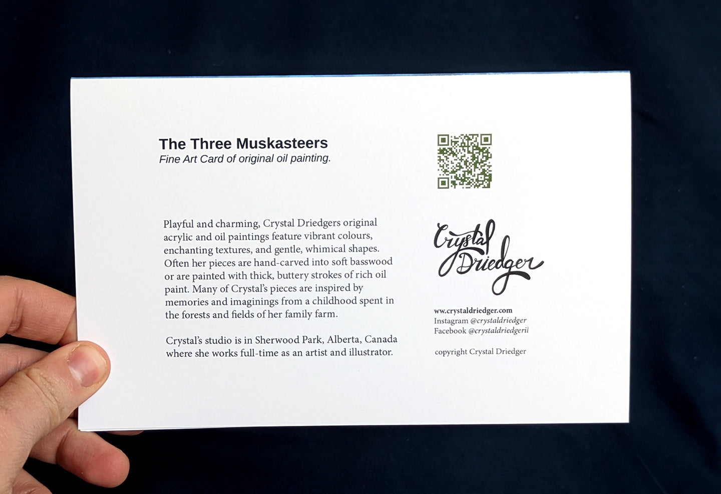 The Three Muskasteers Art Card