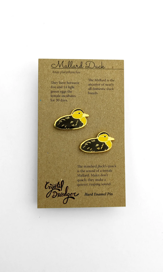 Mallard Duckling - hard enamel Pin in Gold (Copy)