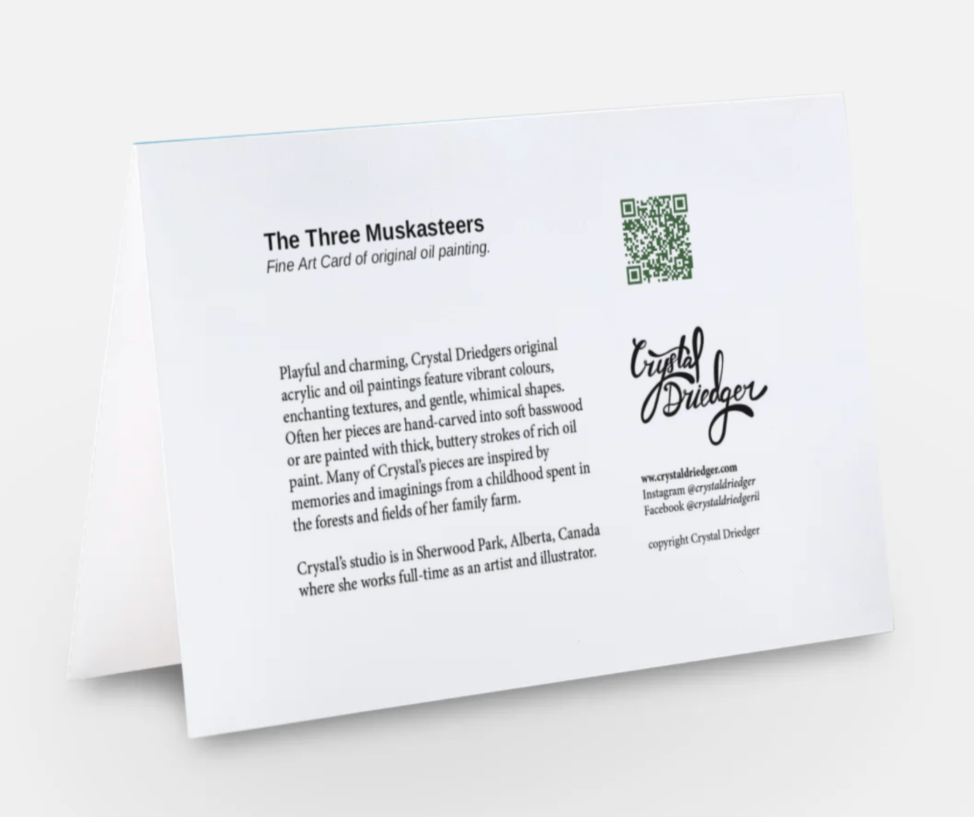 The Three Muskasteers Art Card