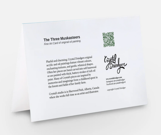 The Three Muskasteers Art Card