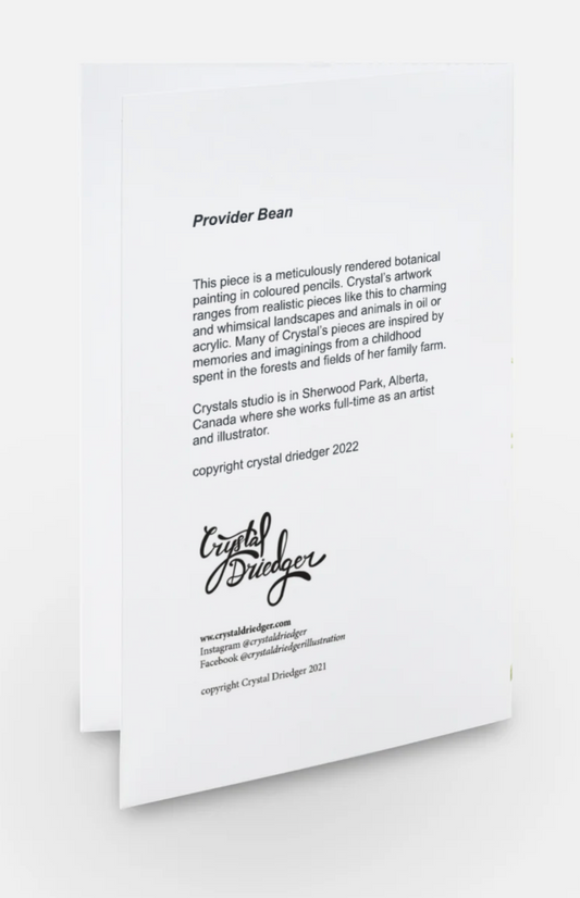 Provider Bean Art Card