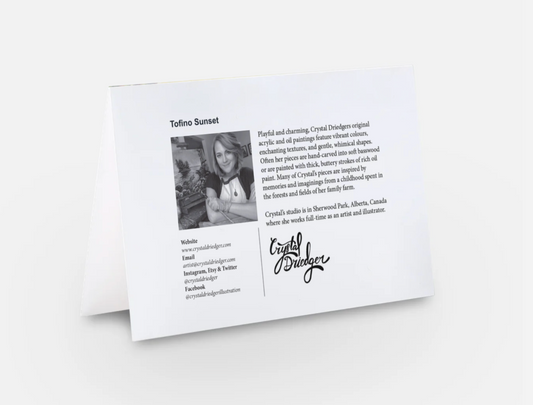 Tofino Sunset Art Card