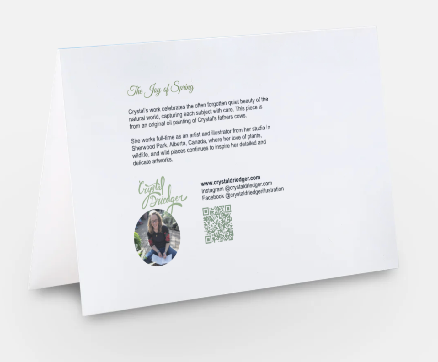 Joy of Spring Art Card