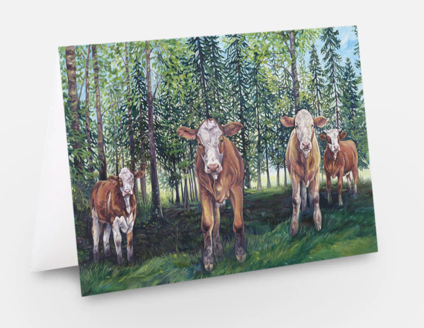 Forest Kids Art Card