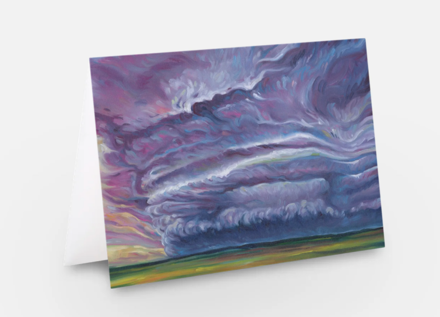 Hailstorm Arrival Art Card