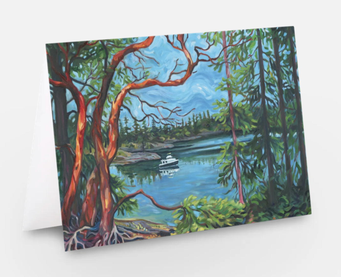 Arbutus at Smugglers Cove Art Card