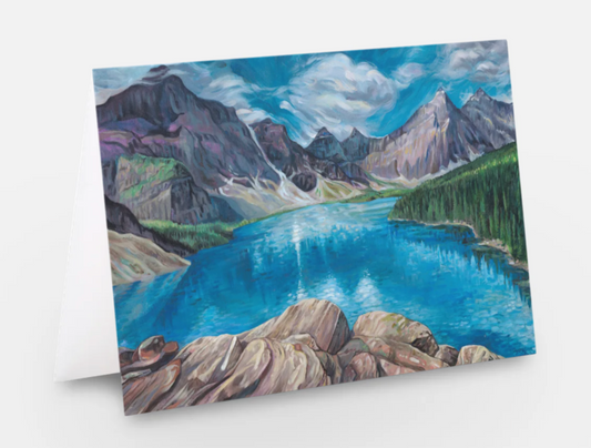 A Breeze on Moraine Art Card