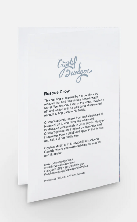 Rescue Crow Card