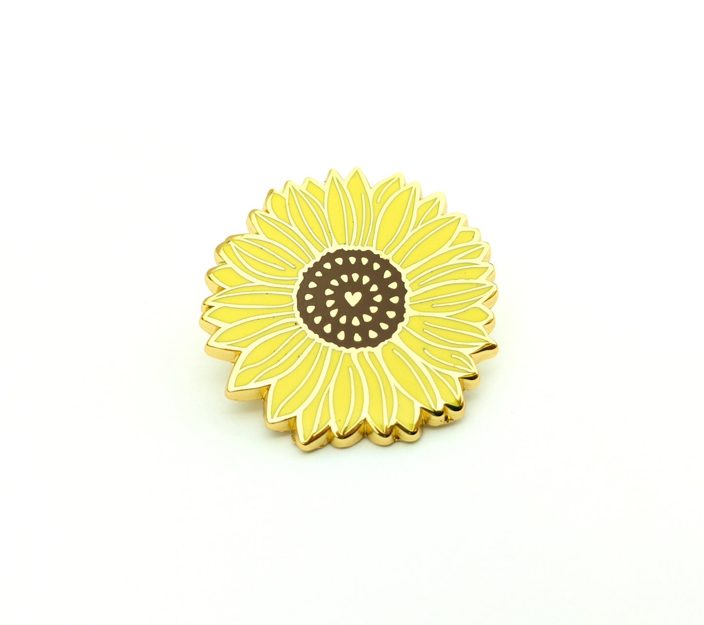 Sunflower - hard enamel Pin in Gold