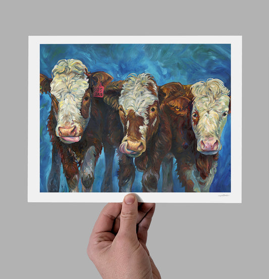 Three Muskasteers Giclee Print