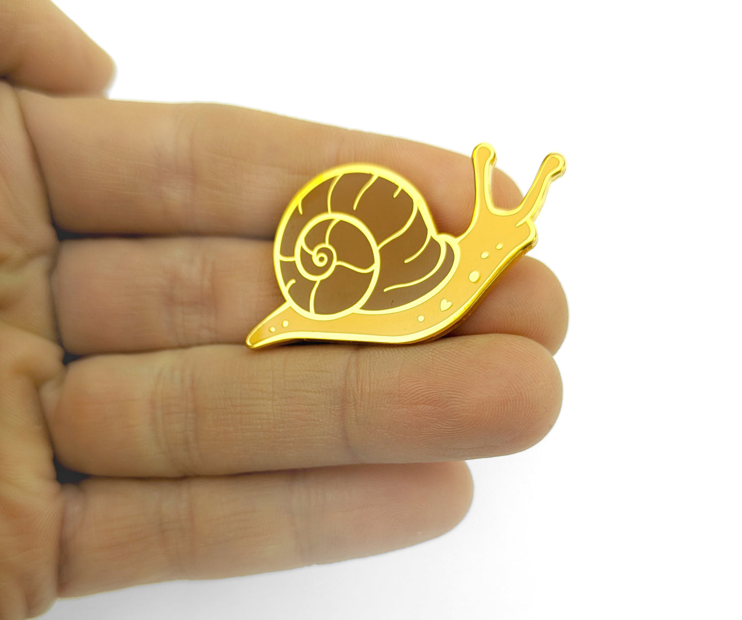 Garden Snail Hard Enamel Pin
