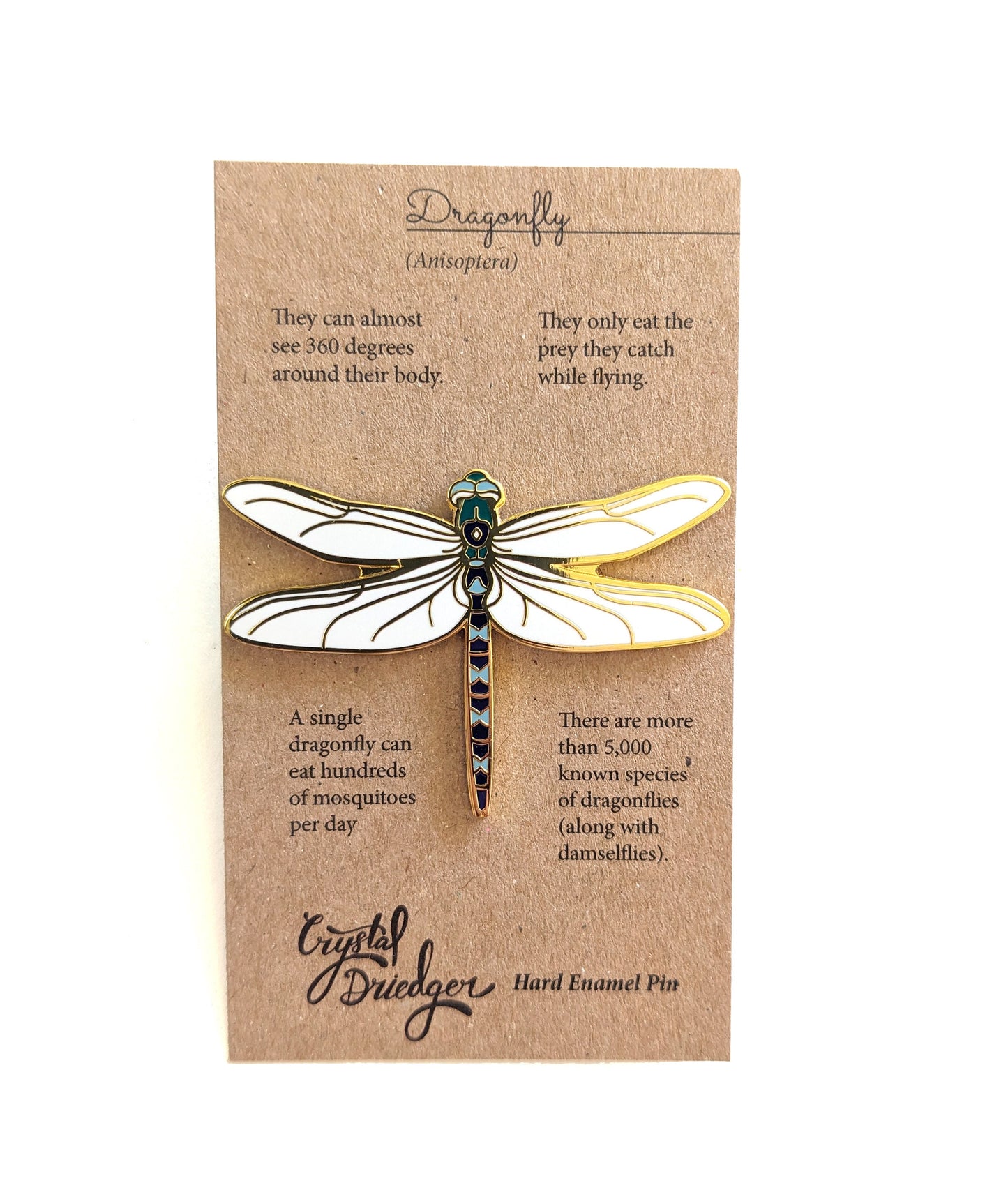 Dragonfly gold plated Hard Enamel Pin