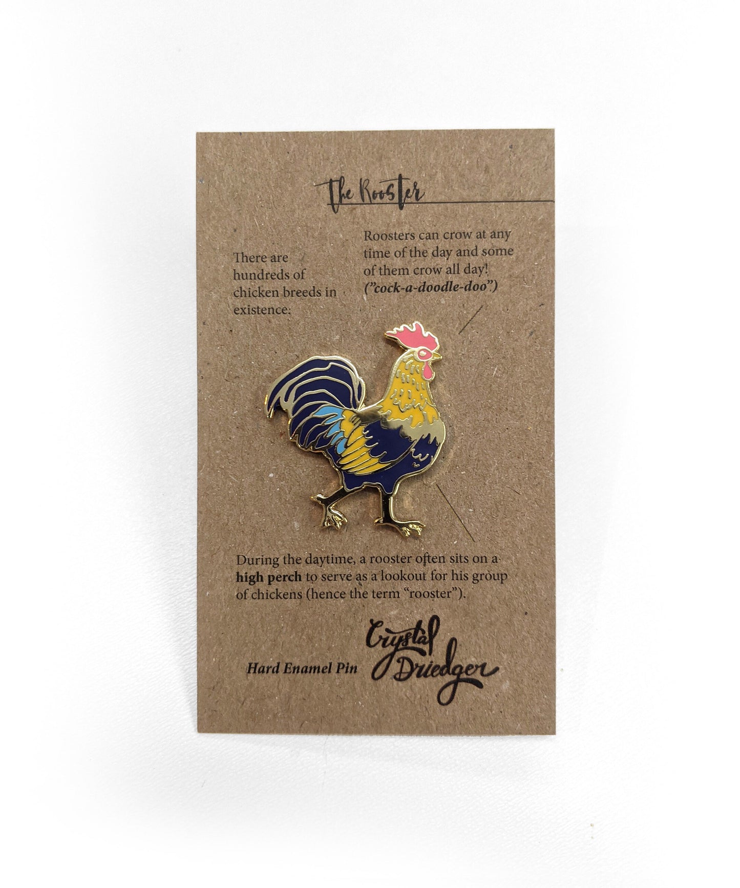 Rooster - hard enamel Pin in Gold