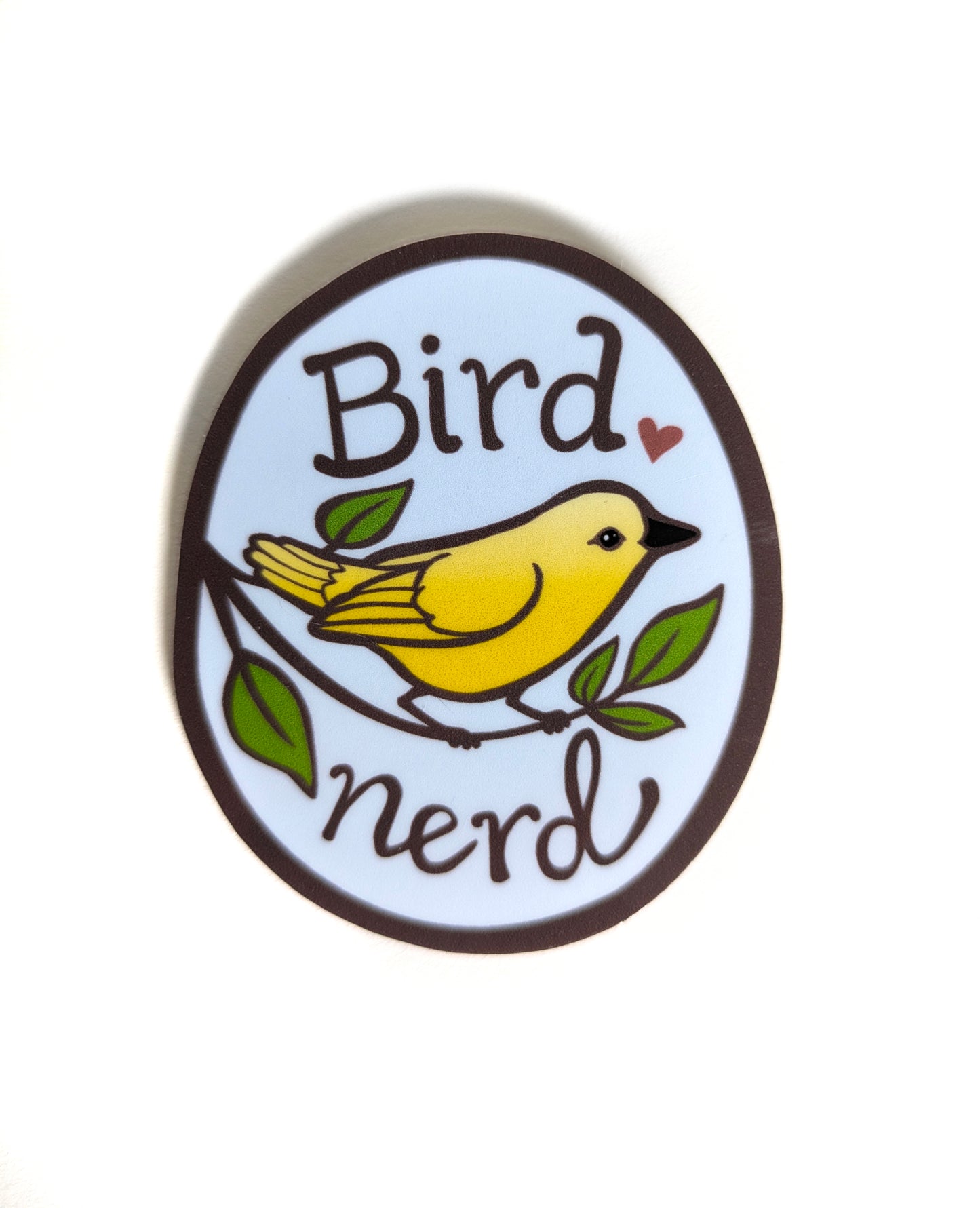 Bird Nerd Sticker