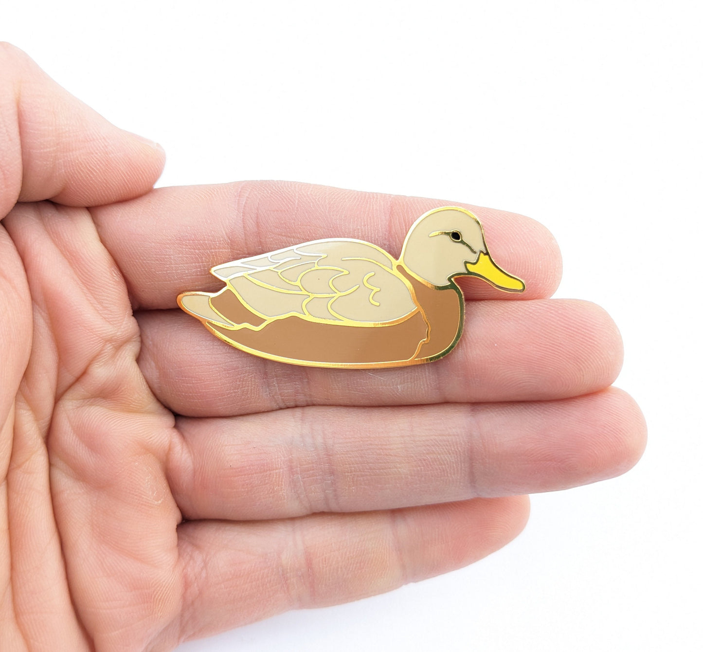 Mallard Family Set - hard enamel Pin in Gold
