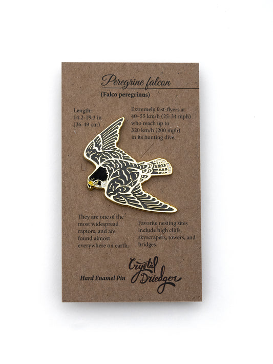 Peregrine Falcon Enamel Pin