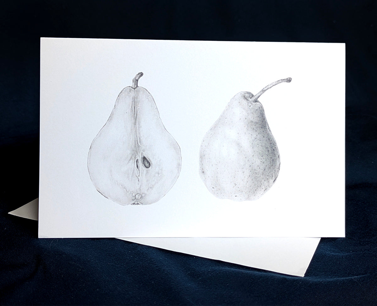 Pear Study Art Card