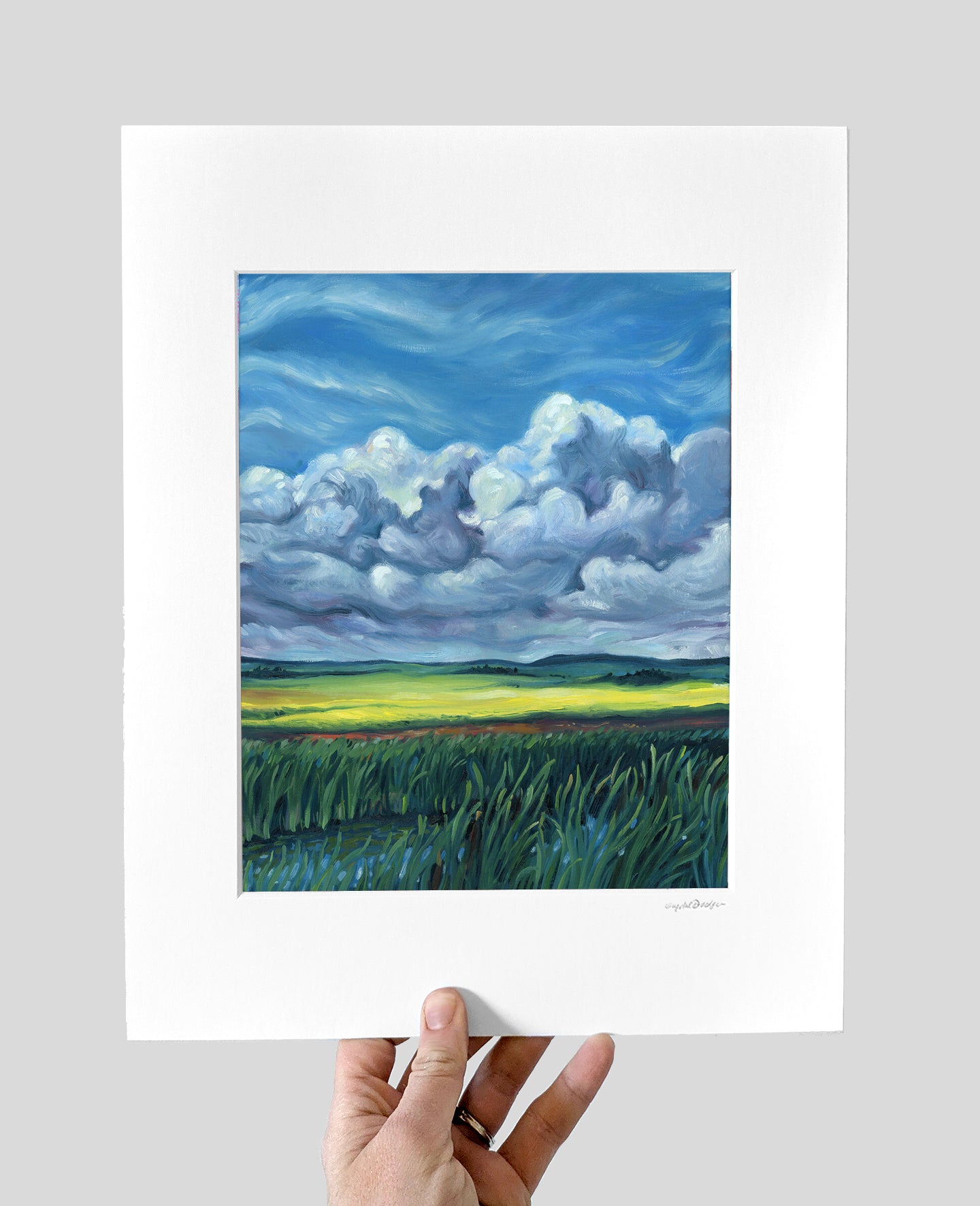 Prairie Storm Arrival Giclee Print