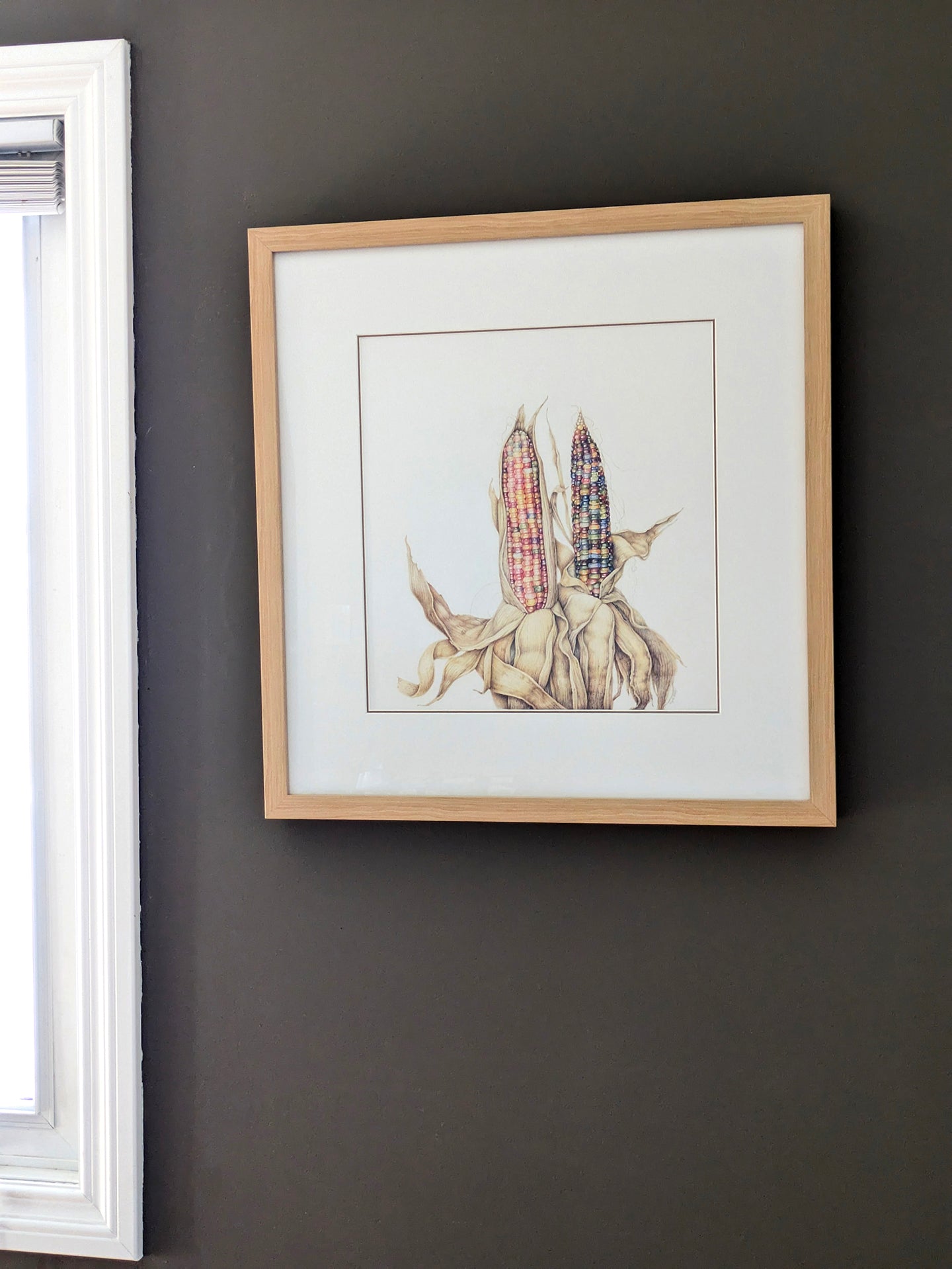Glass Gem Corn (Framed)