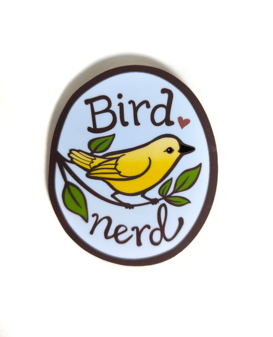Bird Nerd Sticker