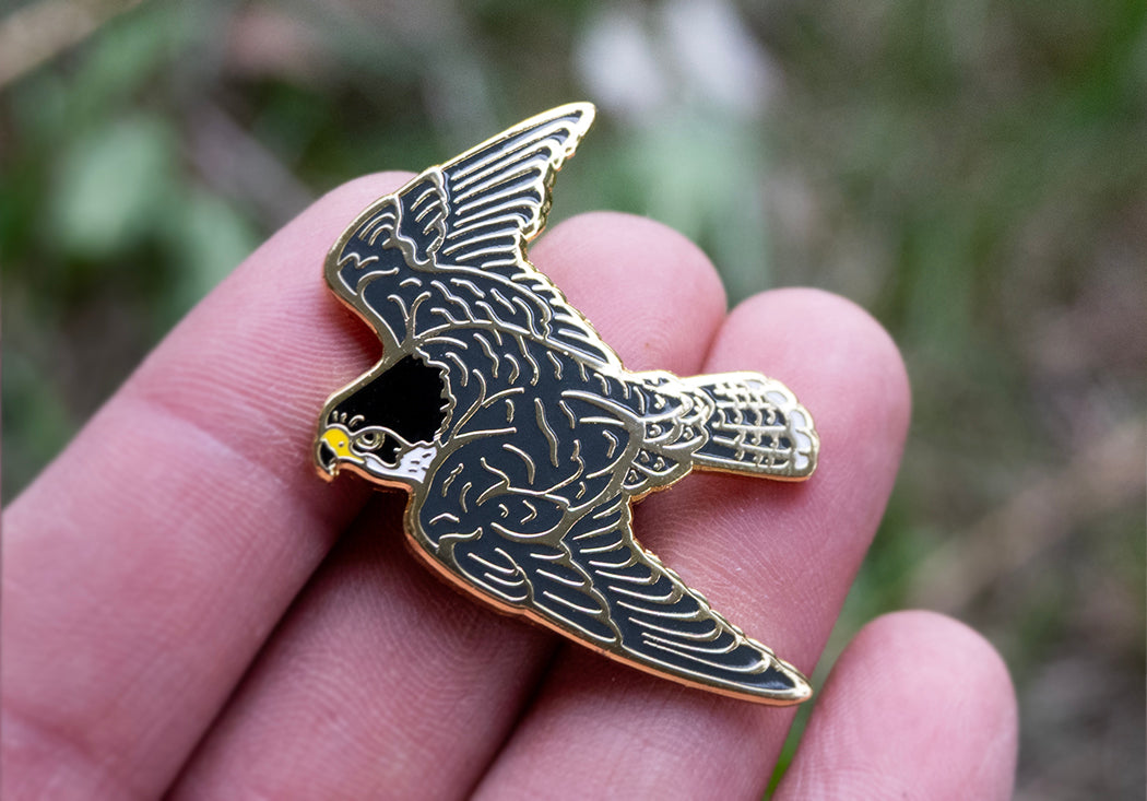 Peregrine Falcon Enamel Pin