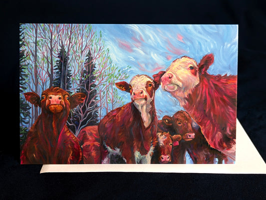 Cow Collection Art Card Package